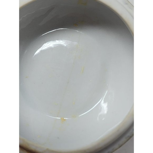 Vintage‎ Germany Small Hand Painted Trinket Boxes Luminescent Translucent Roses - Picture 10 of 11